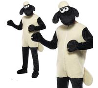 Adults Shaun the Sheep Costume Mens Wallace and Gromit Fancy Dress Ladies Outfit