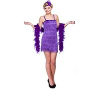 Adults' Showtime Purple Flapper Large