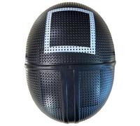 Adults Squid Game Guard Square Fancy Dress Face Masks Masquerade Halloween Party