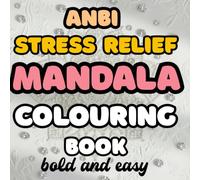 adults stress relief colouring book mandala