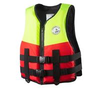 Adults Swim-Jacket Youth Waterproof Swim Jacket Waistcoat Adjustable Swim Vest Unisex for Boarding, Kayaking, Fishing,Watersports Green