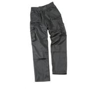 Adults Tuff Stuff Pro Work Trousers 711 (W36 L30, Grey)