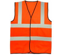 Adults Unisex High Visibility Safety Security Reflective Workwear Vest Hi Vis Protective Gilet