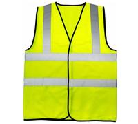 Adults Unisex High Visibility Safety Security Reflective Workwear Vest Hi Vis Protective Gilet