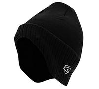 Adults Unisex Thermal Knitted Winter Ski/Winter Hat with Lining (Shaped to Cover Ears) (One Size) (Black)