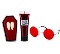 Adults Vampire Dracula Kit Halloween Horror Fancy Dress Costume Accessory