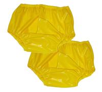 Adults Waterproof Incontinence Pull-on Plastic Pants Noiseless Nappies with Odor Control Reusable and Washable Incontinence Pants Wear-resistant Durable,2XL,2 Pcs