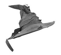 Adults Wizards Hat - Pack of 12 - Grey Suede Feel Witch Hat with Pointed Top - Wizards Witch Halloween World Book Day Fancy Dress Accessory
