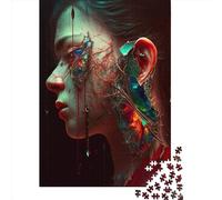 Adults Wooden Jigsaw Bright Goddess 1000 Pieces of Jigsaw Puzzles Rectangular Puzzle Intellectual Development Game 1000pcs (75x50cm)