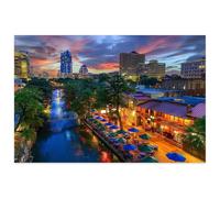 Adults Wooden Jigsaw Puzzle Texas Puzzle Game for Family Wooden Puzzle Toy Educational Games Puzzles for Home Decor_300pcs