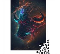 Adults Wooden Jigsaw Steady Cloud Taurus 500 Pieces of Jigsaw Puzzles Rectangular Puzzle Intellectual Development Game 500pcs (52x38cm)