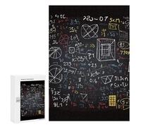 Adults Wooden Puzzles for Home Decor, Unique Shaped Mathematics and Physics Puzzle with Exquisite Box, Personalized Wooden Jigsaw 300 PCS for Family Game Gift, Travel, Art Decor