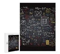 Adults Wooden Puzzles for Home Decor, Unique Shaped Mathematics and Physics Puzzle with Exquisite Box, Personalized Wooden Jigsaw 500 PCS for Family Game Gift, Travel, Art Decor