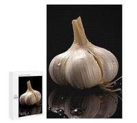 Adults Wooden Puzzles for Home Decor, Unique Shaped Raw Garlic Puzzle with Exquisite Box, Personalized Wooden Jigsaw 1000 PCS for Family Game Gift, Travel, Art Decor