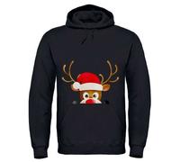 Adults XMS1 "Hiding Reindeer" Hoodie - black - M