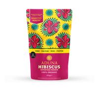Aduna Organic Hibiscus Powder | 100% Hibiscus Flower for Skin, Gut & Heart Health | Natural Vegan Source of Antioxidants & Vitamin C | Superfood Powder for Teas, Smoothies, Juices & More | 275g