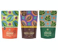 Aduna Mixed Super Food Bundle Moringa, Baobab & Super Cacao Pouches (3 x 275g)