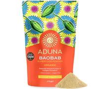 Aduna Organic Baobab Powder | 100% Pure Fruit Powder Rich in Vitamin C & Fibre | Natural Superfood for Energy, Immunity & Digestion | Best for Smoothies, Yoghurts & Porridge | 275g Resealable Pack