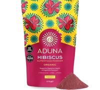 Aduna Organic Hibiscus Powder | 100% Hibiscus Flower for Skin, Gut & Heart Health | Natural Vegan Source of Antioxidants & Vitamin C | Superfood Powder for Teas, Smoothies, Juices & More | 275g