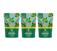 Aduna Organic Moringa Powder | 100% Pure Moringa Leaf for Energy & Immune Support | Natural Vegan Source of Iron, Calcium & Protein | Superfood Powder for Smoothies, Soups, Stews & More | 3 x 275g