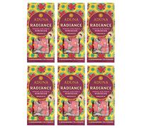 Aduna Organic Radiance Hibiscus Super Tea | Natural Caffeine-Free Infusion With Hibiscus, Rosehip & Elderberry | Superfood Tea for Healthy Skin & Hydration | 15 Biodegradable Pyramid Bags x 6 Packs