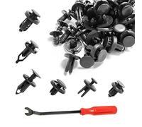 Adunsiaoto 120 Pcs Car Body Trim Clips, Car Retainer Expansion Screws Replacement Kit Bumper Push Rivet Clips, Car Push Retainer Clips Set, Universal Cars Trim Clip, Cars Part for Cars and Motor