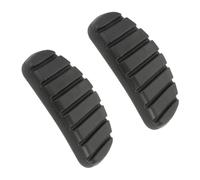 Adunsiaoto 2 Pieces Brake Pedal Rubber Foot Mat Cover, Clutch Brake Pedal Rubber Pad Cover, Car Clutch Brake Pedal Rubber Pad Covers, Replacement Parts For Car Foot Brake-Pedal Pads Automotive Parts