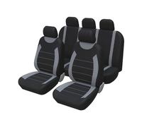 Adunsiaoto 5 Pieces Car Seat Covers Full Set, Front Seat Covers with Matching Back Seats Cover for Cars, Car Seat Protectors with Split Bench Design, Interior Accessories for Vehicles, Vans, Sedans