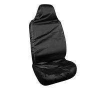Adunsiaoto Black Waterproof Car Seat Cover, Van Seat Cushion Protector, Oxford Cloth Universal Front Seats Waterproof Covers, Four Seasons Universal Simple Style Oxford Cloth Seats Cover(1Piece)
