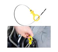 Adunsiaoto Car Engine Oil Dipstick, Engine Oil Fluid Level Dipstick Replacement, Universal, Yellow, 54.1cm, 1 Pc