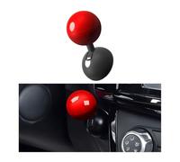 Adunsiaoto Car Engine Start Stop Button Rocker, Car Push to Start Button Cover Rocker, Car Starts Button Joystick Ball, Automotive One-Touch Start Buttons Starter Decorative Accessories(Red)