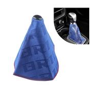 Adunsiaoto Gear Lever Dust Cover Boot for Universal Car, Durable Canvas Gear Shift Boot Lever Knob Cover, Universal Racing Shift Knob Collars for Most Auto for Man Woman Hyper Fabric(Blue)