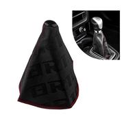 Adunsiaoto Gear Lever Dust Cover Boot for Universal Car, Durable Canvas Gear Shift Boot Lever Knob Cover, Universal Racing Shift Knob Collars for Most Auto for Man Woman Hyper Fabric(Black)