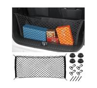 Adunsiaoto Nylon Storage Net, Car Trunk Universal Cargo Nets Elastic Nylon Mesh Storages Organizer, Universal Storage Net For Most Cars Vehicles, Extendable Storage Net For The Boot(90×40cm)
