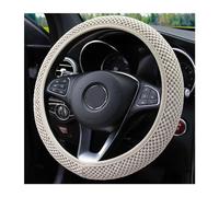 Adunsiaoto Universal Fit Car Steering Wheel Cover, Elastic Steering Wheel Cover, Anti-Slip Vehicle Car Steering Wheel Covers Protectors Diameter 36-38cm, Interior Accessories for Car(Beige)