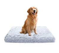 ADUODAO Dog Crate Bed Washable Puppy Bed Dog Anxiety Pillow Cushion, Anti Anxiety Cat Cushion Mats Orthopedic Pet Sofa Cushion Ideal for Labrador, Springer Spaniel (75x50x7cm,Light Grey)