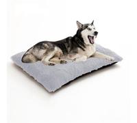 ADUODAO Fluffy Dog Cage Mattress Soft Warm Dog Mat Machine Washable, Anti-Slip Pet Crate Mattress for Large Medium Small Pets, Cat Sofa Beds Anti Anxiety Puppy Pillow (78x55x10cm,Light Grey)
