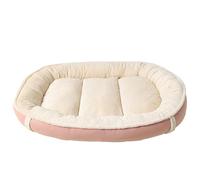 ADUODAO Large Dog Bed Calming Comfy Pet Cushion Mattress for Large Medium Small Dogs, Orthopedic Pet Bed with Anti-Slip Bottom, Cat Puppy Anxiety Pillow Cushion (90x68x14cm,Pink)