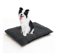 ADUODAO Washable Rectangle Dog Beds, Calming Pet Crate Mattress for Medium Large Dogs, Fluffy Anti Anxiety Pet Cushion Dog Sofa Bed for Crate with Non-Slip Bottom (122x85x12cm,Dark Grey)