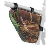 Aduro Sport Bicycle Bike Storage Bag Triangle Saddle Frame Pouch for Cycling (Tree Camo)
