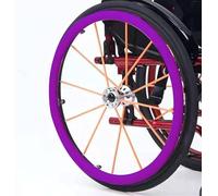 ADUUTPPD D,20in, 1 Pair Wheelchair Cover,20/22/24 Inch Silicone Non-Slip Wheelchair Push Rim Covers, Wear-Resistant Hand Push Ring Protective Cover, Rear Wheel Grips Accessories