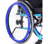 ADUUTPPD F,24in, 1 Pair Wheelchair Push Rim Covers, Non-Slip Wear Resistant Wheelchair Hand Push Cover, Wheelchair Push Ring Protective Cover, Wheelchair Accessories for Improve Grip And Traction