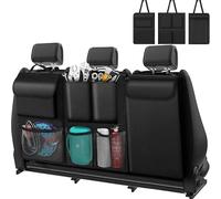 ADUYHCZ Car Boot Organiser, for Vw Multivan VI T6 (SGF,SGM,SGN) 2015-2025 2026 Durable Foldable Cargo Net Storage Car Backseat Waterproof Kick Mats Car Organiser Seat Back