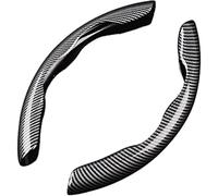 ADUYHCZ Car Steering Wheel Cover, for Dacia Sandero Stepway 5 Places Duster 2000-2025 Segmented Steering Wheel Cover Universal Non-slip Breathable Steering Wheel Cover