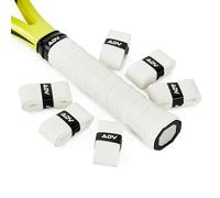ADV FeltTac Tennis Overgrip, Absorbent Dry Grip Tape (White, 6-Pack)