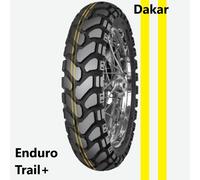 Mitas Enduro Trail + ( 140/80B18 TT/TL 70H Rear wheel, M+S marking, Compound Dakar, gelb )