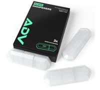 ADV Tennis Dampener with Custom Feel, Racket Shock Absorber to Reduce Vibration and Stay on The Racket, Engineered Poly-Silicone Tennis Racket Dampener, Clear, Sorb 3-Pack…