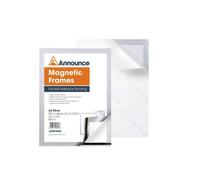 Advance Announce Magnetic Frame A3 Silver (Pack Of 2) Aa01843