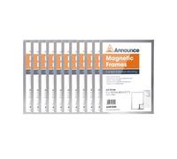 Advance Announce Magnetic Frame A4 Silver (Pack Of 10) Aa01842