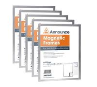 Advance Announce Magnetic Frame A4 Silver (Pack Of 5) Aa01841